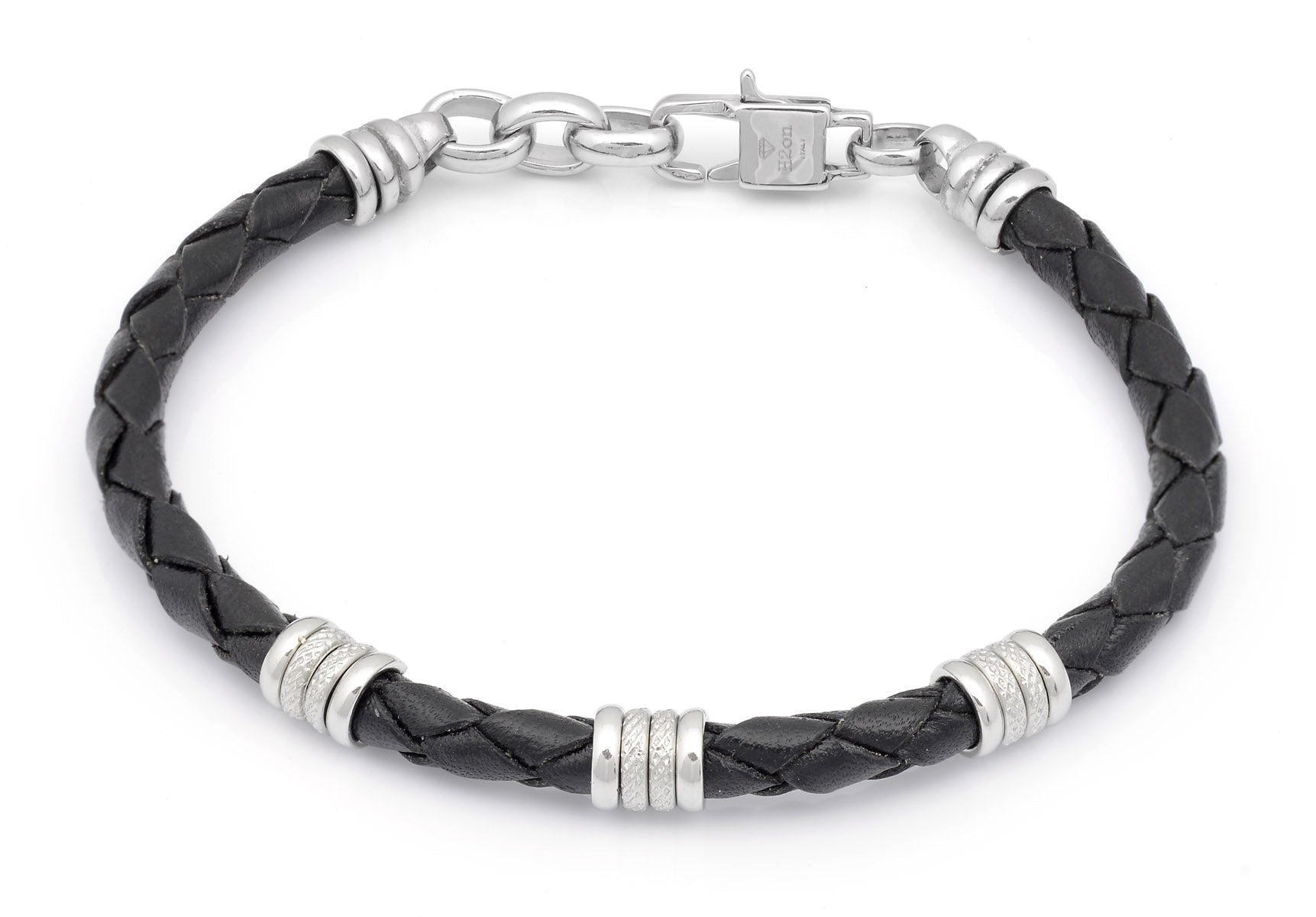 Bracelet-black leather