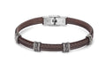 Bracelet-brown leather