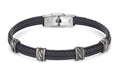 Bracelet- Black leather